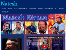 Tablet Screenshot of nateshkirtan.com